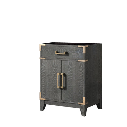 Laurel 24 in W x 18 in D Black Oak Single Bath Vanity