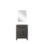 Laurel 24 in W x 18 in D Black Oak Single Bath Vanity