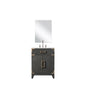 Laurel 24 in W x 18 in D Black Oak Single Bath Vanity
