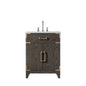 Laurel 24 in W x 18 in D Brown Oak Single Bath Vanity