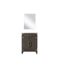 Laurel 24 in W x 18 in D Brown Oak Single Bath Vanity