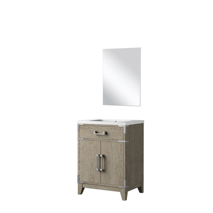 Laurel 24 in W x 18 in D Grey Oak Single Bath Vanity