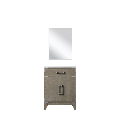 Laurel 24 in W x 18 in D Grey Oak Single Bath Vanity