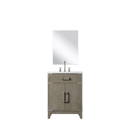 Laurel 24 in W x 18 in D Grey Oak Single Bath Vanity