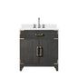 Laurel 30 in W x 22 in D Black Oak Single Bath Vanity