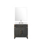 Laurel 30 in W x 22 in D Black Oak Single Bath Vanity