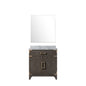 Laurel 30 in W x 22 in D Brown Oak Single Bath Vanity
