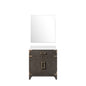 Laurel 30 in W x 22 in D Brown Oak Single Bath Vanity