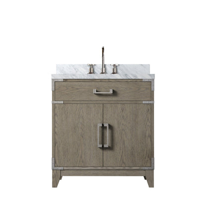 Laurel 30 in W x 22 in D Grey Oak Single Bath Vanity