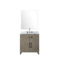 Laurel 30 in W x 22 in D Grey Oak Single Bath Vanity