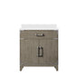 Laurel 30 in W x 22 in D Grey Oak Single Bath Vanity