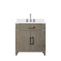 Laurel 30 in W x 22 in D Grey Oak Single Bath Vanity