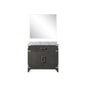 Laurel 36 in W x 22 in D Black Oak Single Bath Vanity