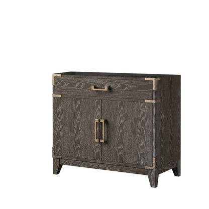 Laurel 36 in W x 22 in D Brown Oak Single Bath Vanity