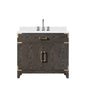 Laurel 36 in W x 22 in D Brown Oak Single Bath Vanity