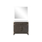 Laurel 36 in W x 22 in D Brown Oak Single Bath Vanity