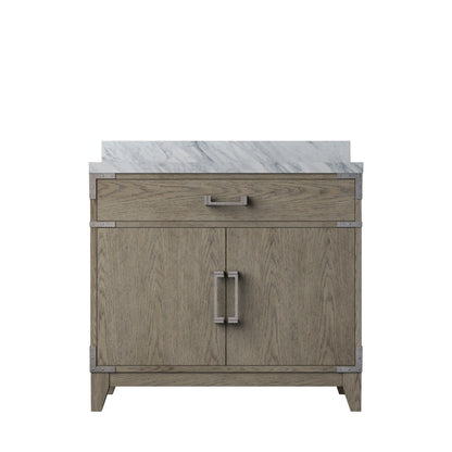 Laurel 36 in W x 22 in D Grey Oak Single Bath Vanity
