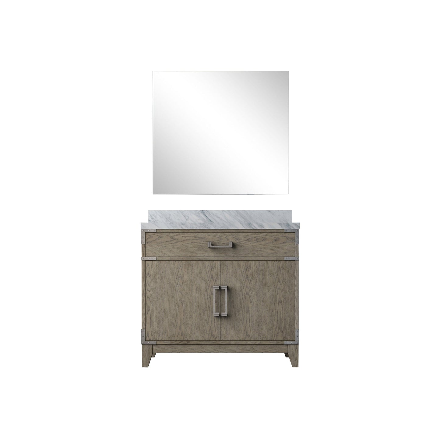 Laurel 36 in W x 22 in D Grey Oak Single Bath Vanity