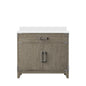 Laurel 36 in W x 22 in D Grey Oak Single Bath Vanity