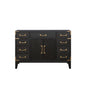 Laurel 48 in W x 22 in D Black Oak Single Bath Vanity