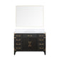 Laurel 48 in W x 22 in D Black Oak Single Bath Vanity