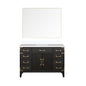 Laurel 48 in W x 22 in D Black Oak Single Bath Vanity