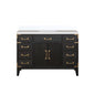 Laurel 48 in W x 22 in D Black Oak Single Bath Vanity