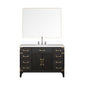 Laurel 48 in W x 22 in D Black Oak Single Bath Vanity