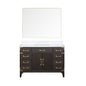 Laurel 48 in W x 22 in D Brown Oak Single Bath Vanity