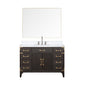 Laurel 48 in W x 22 in D Brown Oak Single Bath Vanity