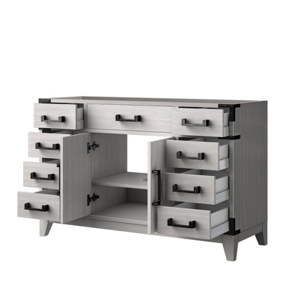 Laurel 48 in W x 22 in D White Oak Single Bath Vanity