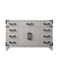 Laurel 48 in W x 22 in D White Oak Single Bath Vanity