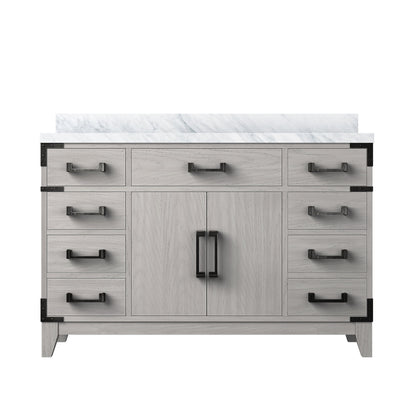 Laurel 48 in W x 22 in D White Oak Single Bath Vanity