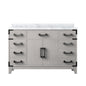 Laurel 48 in W x 22 in D White Oak Single Bath Vanity