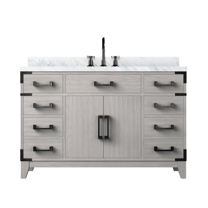 Laurel 48 in W x 22 in D White Oak Single Bath Vanity