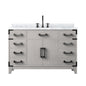 Laurel 48 in W x 22 in D White Oak Single Bath Vanity