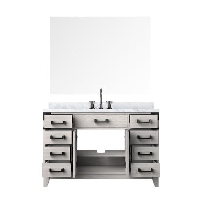 Laurel 48 in W x 22 in D White Oak Single Bath Vanity