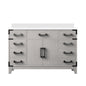 Laurel 48 in W x 22 in D White Oak Single Bath Vanity