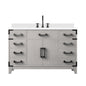Laurel 48 in W x 22 in D White Oak Single Bath Vanity