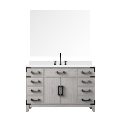 Laurel 48 in W x 22 in D White Oak Single Bath Vanity