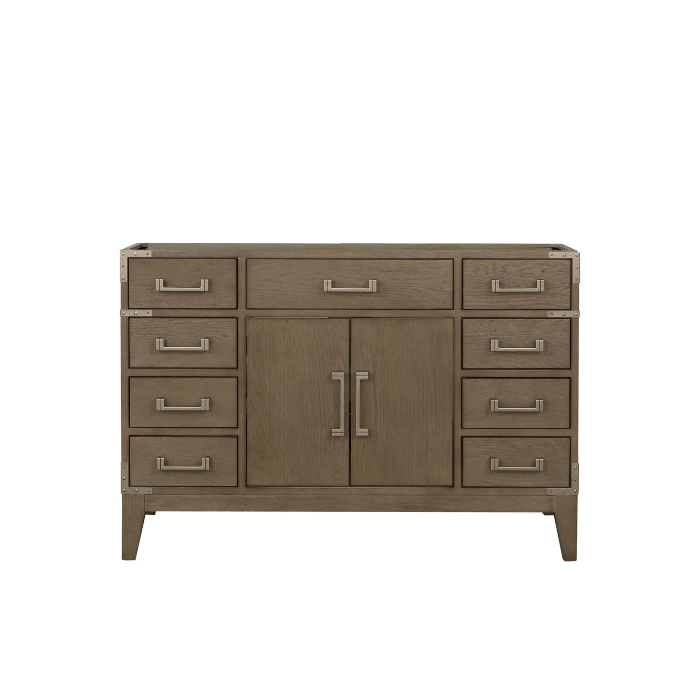 Laurel 48 in W x 22 in D Grey Oak Single Bath Vanity