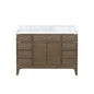 Laurel 48 in W x 22 in D Grey Oak Single Bath Vanity