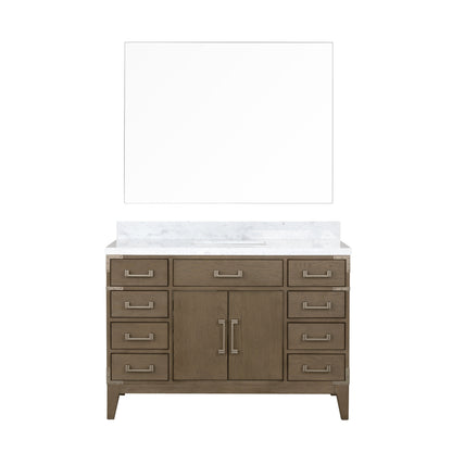 Laurel 48 in W x 22 in D Grey Oak Single Bath Vanity