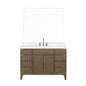 Laurel 48 in W x 22 in D Grey Oak Single Bath Vanity