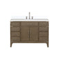 Laurel 48 in W x 22 in D Grey Oak Single Bath Vanity