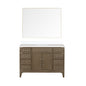 Laurel 48 in W x 22 in D Grey Oak Single Bath Vanity