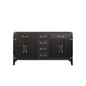 Laurel 60 in W x 22 in D Black Oak Double Bath Vanity
