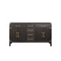Laurel 60 in W x 22 in D Brown Oak Double Bath Vanity