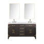 Laurel 60 in W x 22 in D Brown Oak Double Bath Vanity