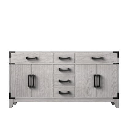 Laurel 60 in W x 22 in D White Oak Double Bath Vanity
